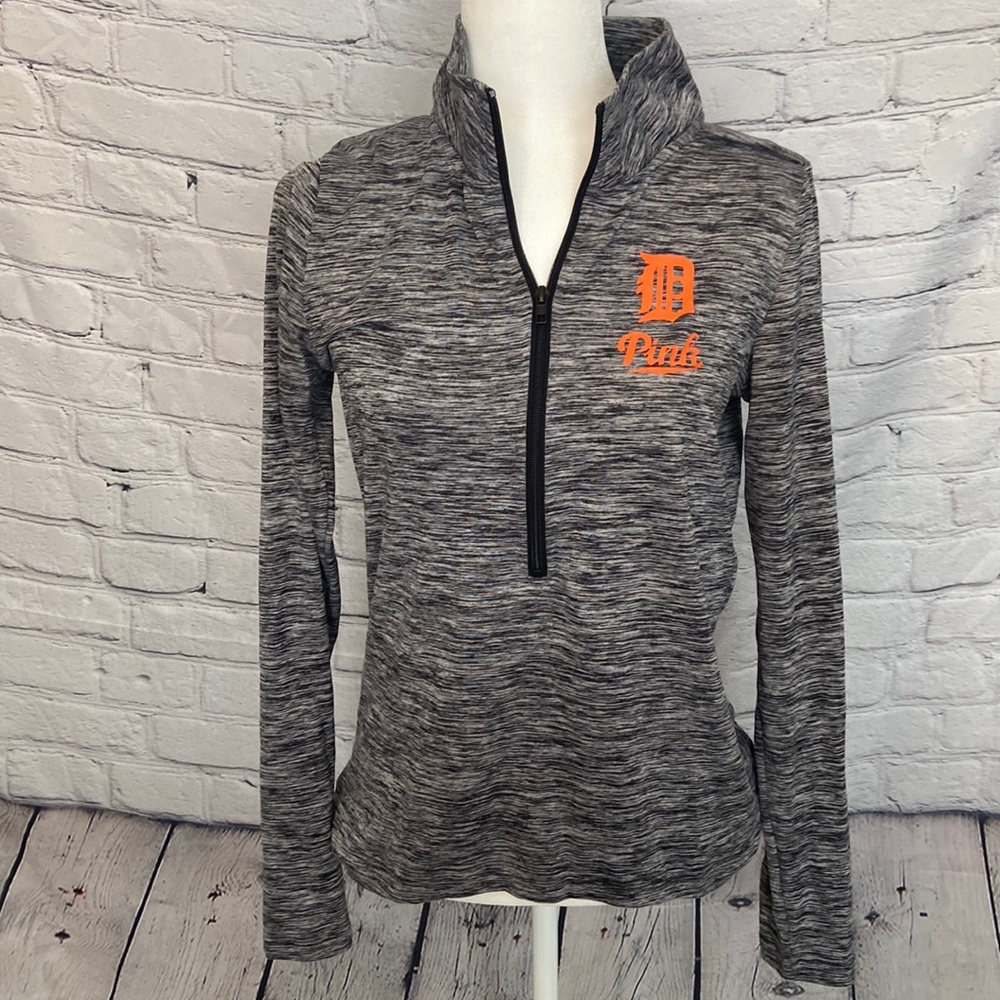 Victoria Secret’s - Pink Ultimate Detroit Tigers Quarter Zip Up